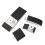Hand Sanding Tool Manual Sander Block with Plastic Body for Surfaces Prep 1 1