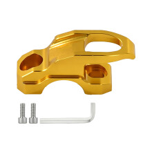 Scooter Motorcycle Handlebar Hook in Aluminum for Daily Bag or Helmet Storage Gold