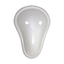 Molded Protective Cup for Contact Training and Hockey Practice White L