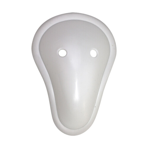 Molded Protective Cup for Contact Training and Hockey Practice White L