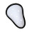 Roller Hockey Protective Cup for Training, Molded Groin Guard Insert White jc2 model L 1
