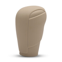 Car Transmission Knob Cover Interior Gear Shifter Knob Cover for Routine Use Beiges