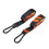 Motorcycle Tow Strap 38mm Adjustable Hook-End Webbing for Cargo Orange 1