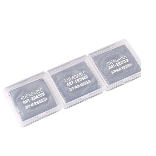 Professional Drawing Eraser 3Pcs Kneadable Art Erasers with Storage Boxes