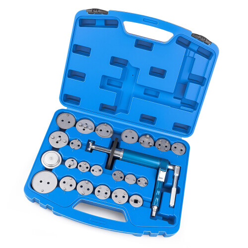23pcs Complete Brake Maintenance Set in Strong Tool Case Easy Storage Transport