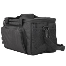 Fishing Shoulder Bag Water Resist Large Capacity Fishing Tackle Lure Tackle Bag Black