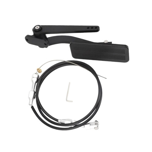 Gas Control Lever Cable Assembly Linkage Assembly for Conversion and Repair Work Black