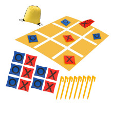 Family X O Bean Bag Toss Set with Mat, Stakes and Carry Bag Use