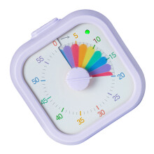 Visual Timer for Kids 60 Minutes Time Digital Timer Countdown with Quiet Pause Purple