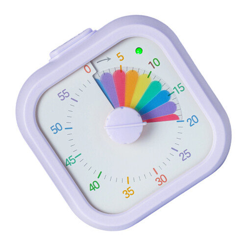 Visual Timer for Kids 60 Minutes Time Digital Timer Countdown with Quiet Pause Purple