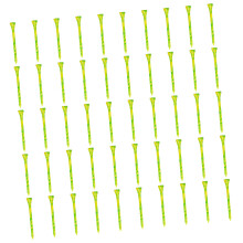 50pack Professional Infrangible Golf Tees Durability and Stability Golf Tees Green