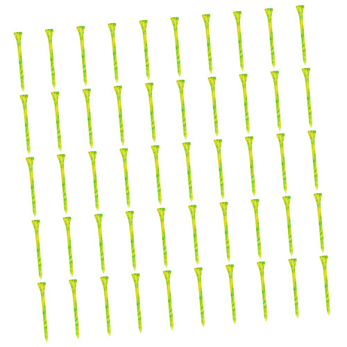 50pack Professional Infrangible Golf Tees Durability and Stability Golf Tees Green