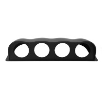 Vehicle Interior Gauge 52Mm Quads Gauge Mounting Panel for DIY Dashboard Setup 4 holes