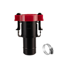 Washdown Hose Fitting 3/4 in Marine Snap Fit ABS Coupler for Boat Service straight head