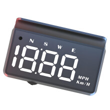 Satellite Car Speed Head Up Display for Daily Commutes and Highway Travel White