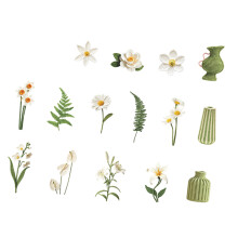 Journal Flower Labels Adhesive Pack for Scrapbooks, Cards and Planners Craft 5