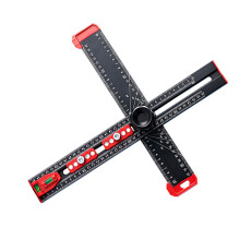 3 in 1 Positioning Ruler For Marking Drilling And Scribing In Wood Project