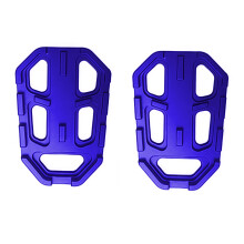 Wide Platform Motorcycle Foot Peg Set for R1200GS ADV Mixed-Road Route Use Blue