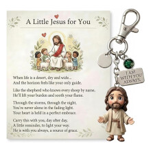 Faith Themed Charm Accent Carry Charm for Bag Clip or Travel Carry Use Daily May