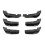 Road debris control truck mud flaps with black front rear guard layout 1