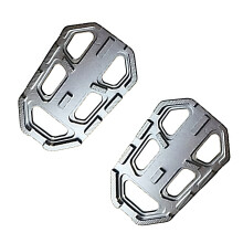 Foot Peg Set Stable Wide Support Platform Pad for R1200GS ADV Motorcycle Silver