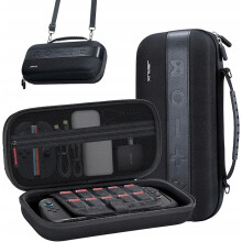Etui JSAUX do konsoli Nintendo Switch 2, twarde etui ochronne czarne