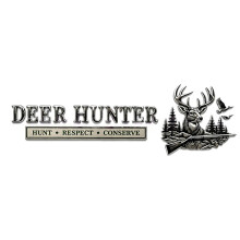 Embossed Vehicle Badge Plaque for Car Body Panel Display Style deer hunter