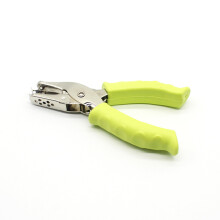 3mm/6mm Leather Handle Metal Punch Gift for DIY Work Friends and Family Green 6mm