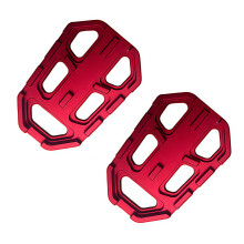 Foot Peg Set Stable Wide Support Platform Pad for R1200GS ADV Motorcycle Red