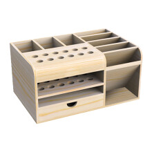 Multi Compartments Desktop Stationary for Store Tweezers Knives Screwdrivers