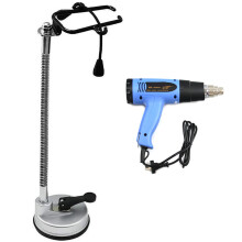 Ergonomic Car Heat Guns Support With Suction Cup Car Dents Repair Tool Holder B