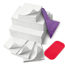 Adhesive Canvas Release Paper Set, 400 Pre-Cut Sheets in 3 Sizes