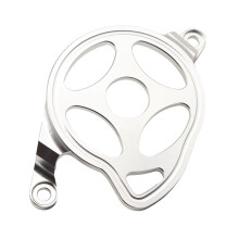 Motor Cover Guard for Electric Motorcycle Drive Side Engine Case Saver Cover Silver
