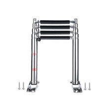 Purpose Stainless Steel Telescopic Ladder for Boats 4 Sections Anti Slip
