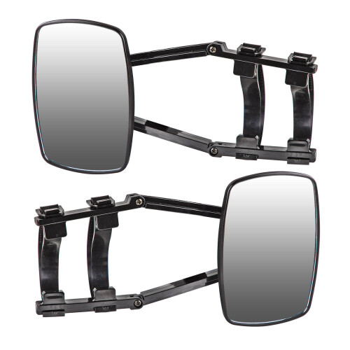 1Pair Oversized Truck Side View Mirrors Quick Installation Clip-On Towing Mirror 2