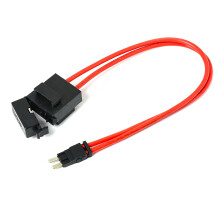 Car Power Tap Extension Wire 16 AWG 32V 25A with Red Cable for Car Accessory Micro2