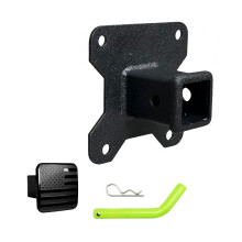 Snap on Grade Carbon Steel Tow Hook for 2014 2025 Utility Vehicle Rough Terrain Green
