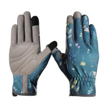 Breathable Garden Work Gloves with Reinforced Grip Panels for Home Growers Navy blue