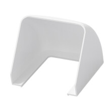 Outdoor Charging Point Cover Plastic Hood Shield Cover for 86 Type Switches White