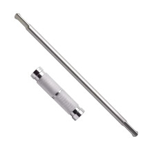 Metal Tool Extension Bar Plus Extension Adapter for Hard to Reach Work Area