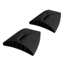 Jacket Sleeve Vent Clips for Motorcycle Use, 1 Pair Cuff Support for Hot Weather Black