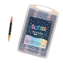 Glitter Art Markers Paint Marker Pen for Coloring, Cards, Posters and Craft Use 36 sticks