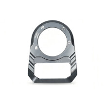 NS150XC Key Area Trim Cover in Aluminum for Clean Center Panel Detail Silver