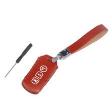Motorcycle Car Remote Control for Key for Case Cover Leather Car for PCX150/125 brown