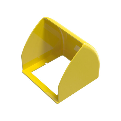 EV Charging Socket Cover Box Plastic Hood for 86 Type Socket Outdoor Wall Mount Yellow