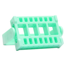 Nail Drill Bit Manicure Bit Rack with 32 Slots for Desk Display and Storage Green