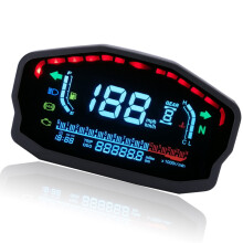 Digital Motorcycle Instrument Cluster Speedometer Tachometer Odometer 12V