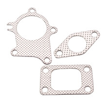 3 Pieces Vehicle T3 Turbos Gasket Aluminum Precise Fit For T3 Turbos IHI Models
