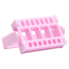 Nail Drill Bit Stand with 32 Slots for Nail Grinding Bit Desk Storage Use 1
