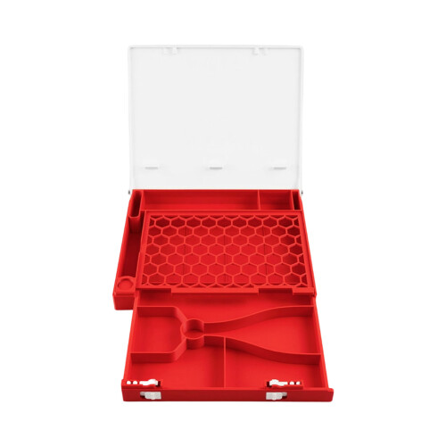 Desktop Model Assembly Case with Portable Parts Tray for Craft Use 3
